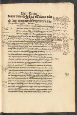 Sancti Ambrosii Episcopi Officiorum Liber Tertius Incipit.