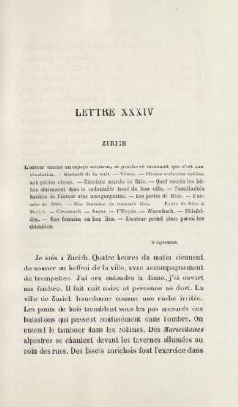 Lettre XXXIV