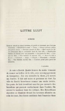 Lettre XXXIV