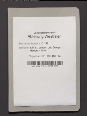 Prokuratur Rechnung, mit Belägen.