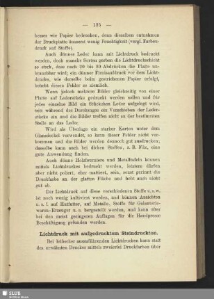 Lichtdruck mit aufgedrucktem Steindruckton