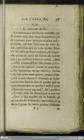 XLIII. Le nouveau noble