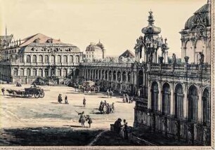 "Der Zwingerhof in Dresden"