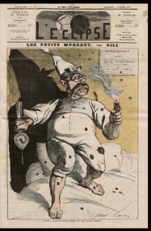Les Petits mordent, par Gill