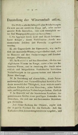 Darstellung der Wissenschaft selbst