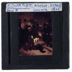 Courbet, Das Atelier des Künstlers (Paris MO RF 2257)