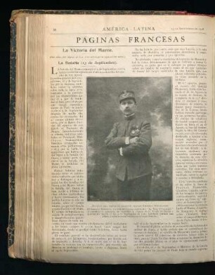 La Victoria del Marne. - La Batalla (13 de Septiembre). : (Del libro "Del Marne al Iser.")