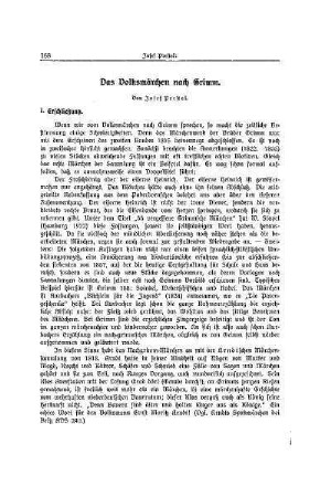 Das Volksmärchen nach Grimm