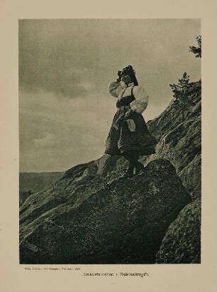 Nordlandreise 1899 - Nationaltracht aus Setesdal