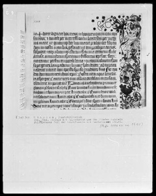 Missale mit Kalendarium aus Kloster Kaisheim — Buchseite mit historisierter Initiale und Bordüre, Folio 146recto