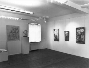Ausstellung Ansgar Skiba. Verlockungen und Zipora Rafaelov. Kern-Or vom 12.4. - 1.6.2008. Raumaufnahme