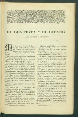 El Dentista y el Gitano