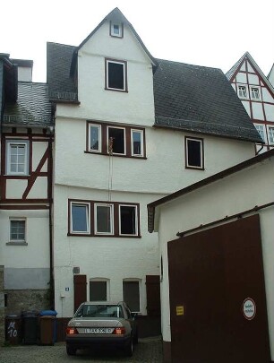 Fachwerkwohnhaus; Herborn, Mühlgasse 8