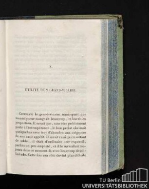 X. Utilité D'Un Grand-Vicaire.