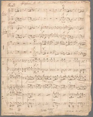 "Galops - Arr; pf 4hands". - BSB Mus.Schott.Ha 7374-2