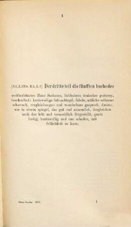 Hans Sachs, 21 = 195