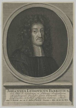 Bildnis des Johannes Ludovicus Fabritius
