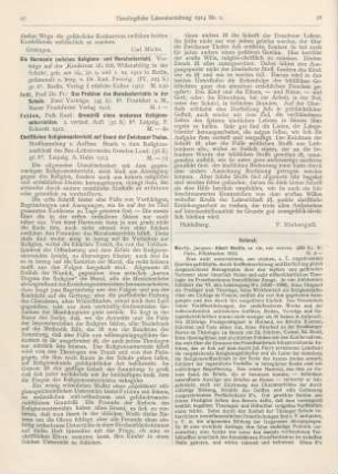27-28 [Rezension] Penzig, Rudolph (Hrsg.), Die Harmonie zwischen Religions- und Moralunterricht. Vorträge