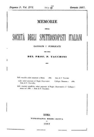 Dispensa 1a. Vol. XVI. - Dispensa 12a. Vol. XVI.