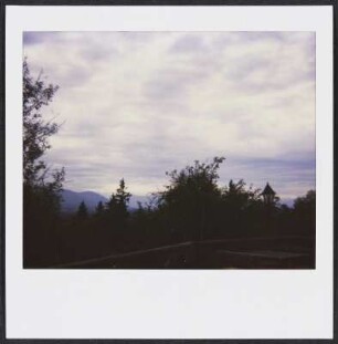 Blick auf die Alpen bei Bad Tölz