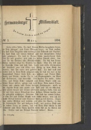 N° 3. März. 1894