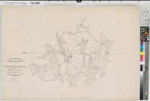 Westerkappeln (Westerkappeln), Teilung der Gemeinheiten Hambüren und Handarpe, Übersichtskarte