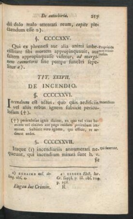 Tit. XXXVII. De Incendio