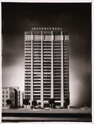 Dresdner Bank: Modellansicht