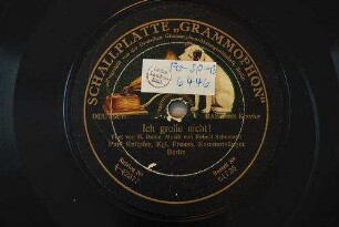 Ich grolle nicht! / Text von H. Heine. Musik von Robert Schumann