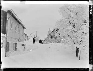 Altenberg, eingeschneite Straße