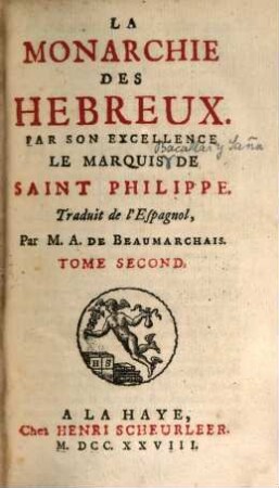 La Monarchie Des Hébreux, Tome Second
