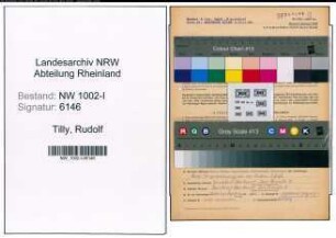 Entnazifizierung Rudolf Tilly, geb. 29.04.1901 (Kaufm.Angest.)