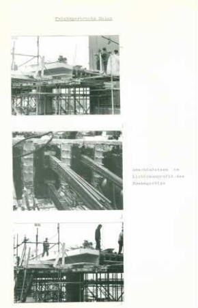 Leichtbeton - Fußgängerbrücke zur Rheingoldhalle, 1968