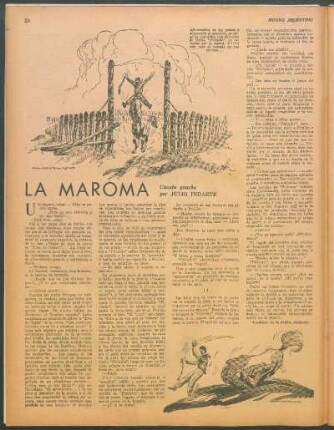 La maroma : Cuento gaucho por Julio Indarte