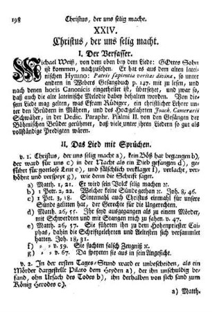XXIV. Christus, der uns selig macht.