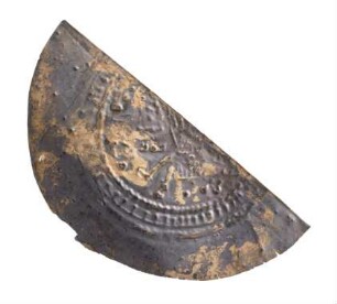Münze, Brakteat (Hälbling), um 1210/1215