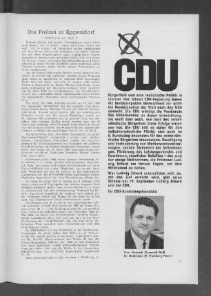 Die Polizei in Eppendorf