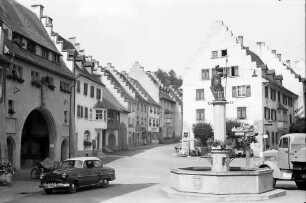 Löffingen: Giebelhäuser mit Mailänder Tor