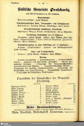 Gemeinde Proschwitz