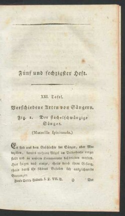 Fünf und sechzigster Heft.
