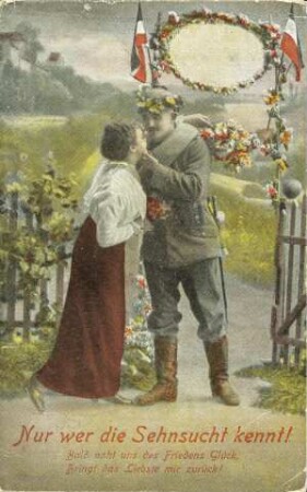Nur wer die Sehnsucht kennt! - Bald naht uns des Friedens Glück [...]
