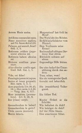 Varia : Eine Sammlung lateinischer Verse, Sprüche und Redensarten mit besonderer Berücksichtigung der Phraseologie des Cornelius Nepos und Julius Caesar von Bonifacius Sepp