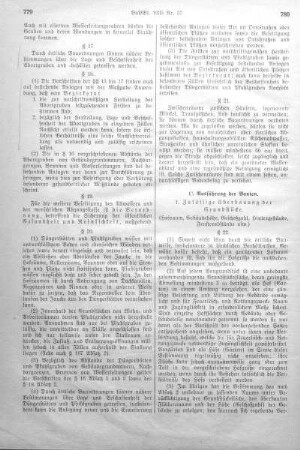 1. Zulässige Überbauung der Grundstücke. (§ 22 - § 32)