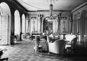 Gaußig. Schloss, Inneres. Gartensaal (Großer Salon) im Erdgeschoss