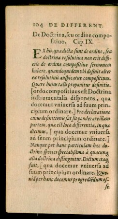 De Doctrina, seu ordine compositivo. Cap. IX.