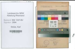 Entnazifizierung Karl Stolze , geb. 22.03.1888 (Beamter)