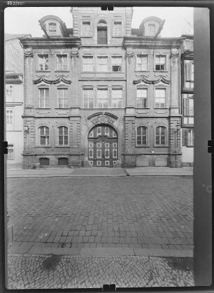 Quedlinburg, Kornmarkt 5. Salfeldsches Palais (1734-1737). Straßenfront