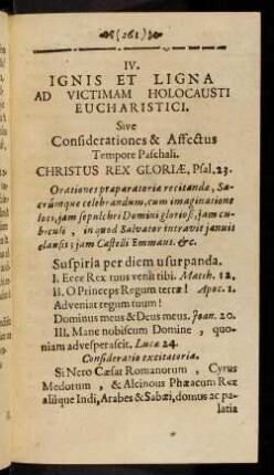 261-271, Consideratio excitatoria; ...