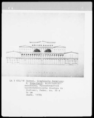 architektonische Studien in Italien
