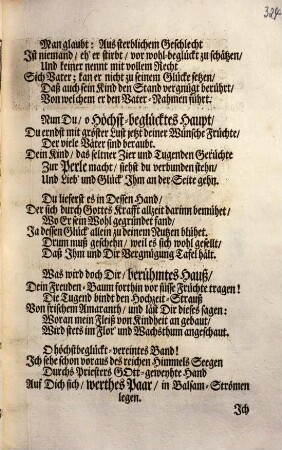 Schuldiges Danck- und Freuden-Opffer, welches bey der Raab- und Rückischen den 30. Maji, Anno 1713. in Regensburg glücklich vollzogenen Verbindung dem vornehmen Rückischen Hause vor vielfältig darinn genossene Wohlthaten gehorsamst abstatten solte
